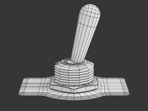 Toggle Switch 3D Model