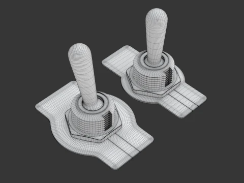 Toggle Switch 3D Model