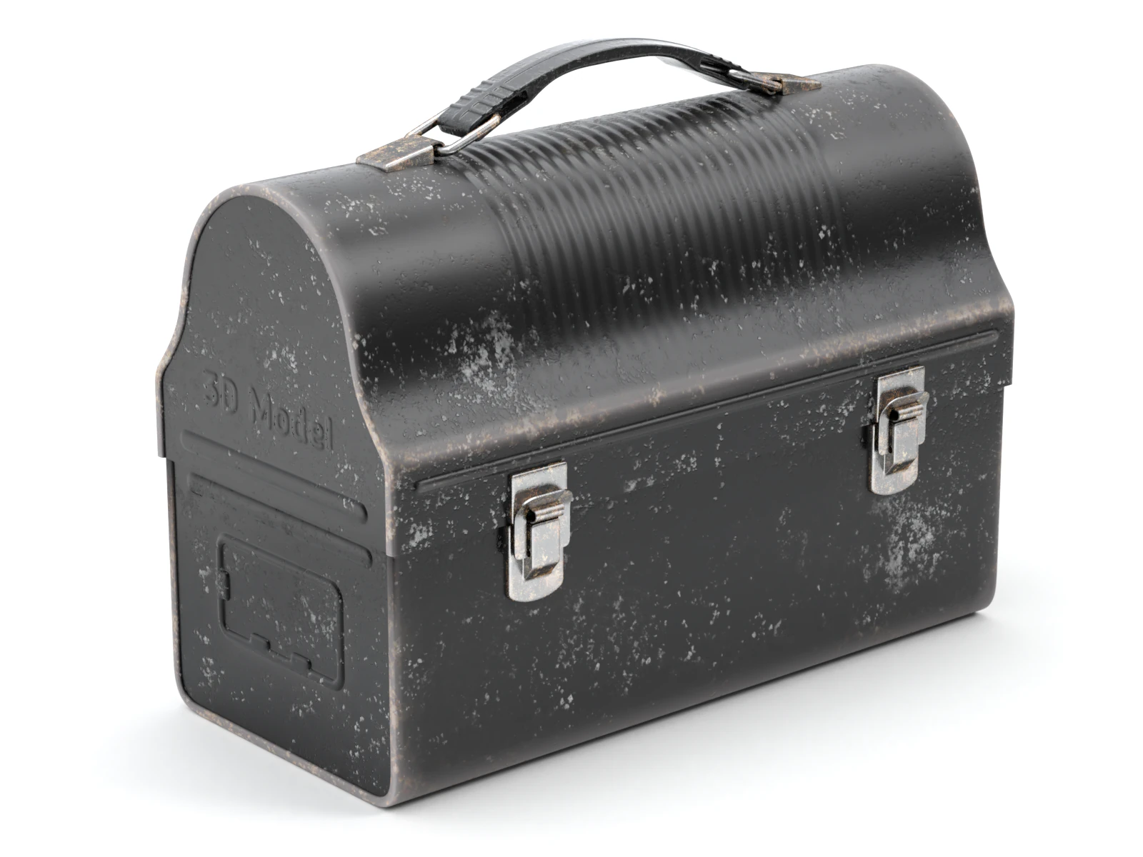 Vintage Lunch Box 3D Model .c4d .max .obj .3ds .fbx .stl .blend
