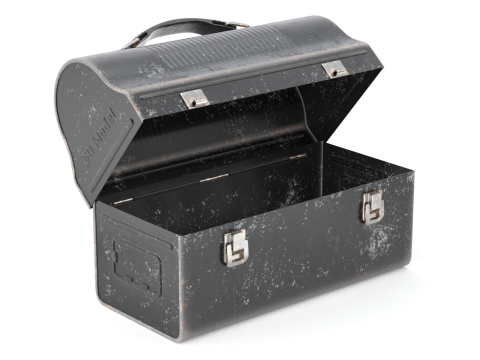 Vintage Lunch Box 3D Model
