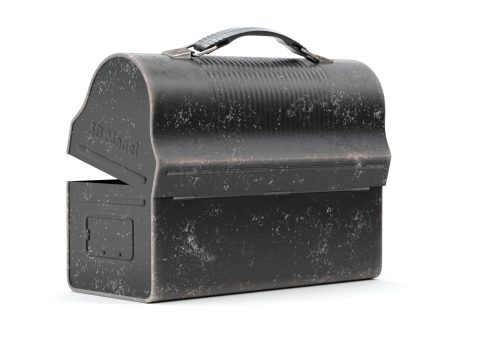 Vintage Lunch Box 3D Model