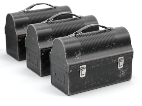 Vintage Lunch Box 3D Model