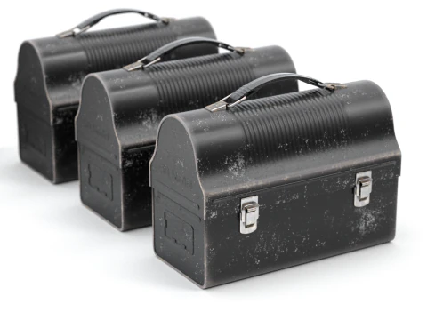 Vintage Lunch Box 3D Model
