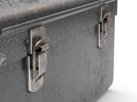 Vintage Lunch Box 3D Model