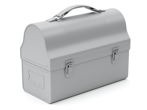 Vintage Lunch Box 3D Model