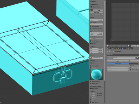 Safety Deposit Boxes with Money Stack Model 3D