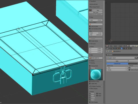 Safety Deposit Boxes with Money Stack 3D Model