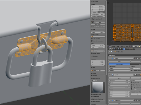 Safety Deposit Boxes with Money Stack Model 3D