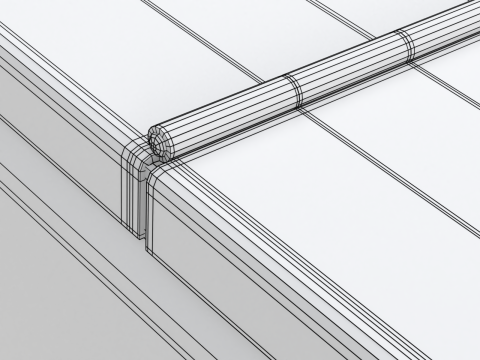 Safety Deposit Boxes with Money Stack Model 3D