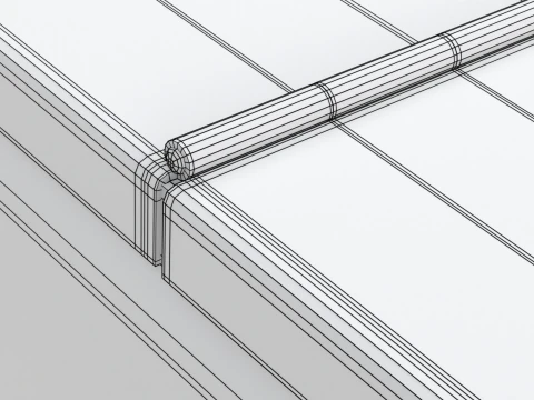 Safety Deposit Boxes with Money Stack 3D Model