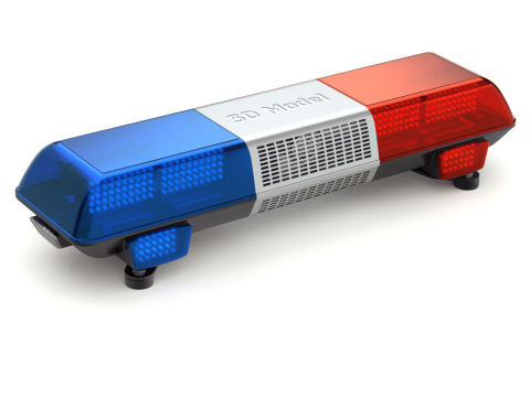 Emergency Light 3D Model