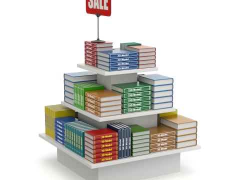 Libri in vendita Modello 3D