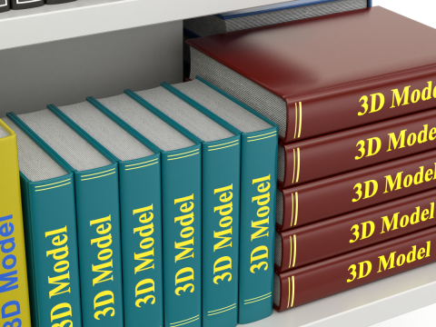 Books on Sale 3D मॉडल