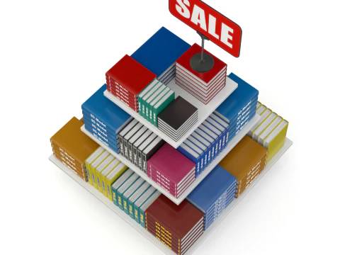 Libri in vendita Modello 3D