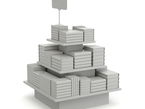 Libri in vendita Modello 3D