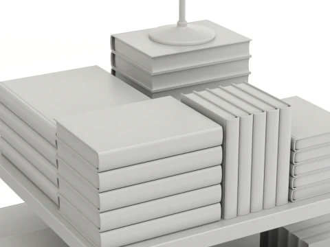 Libri in vendita Modello 3D