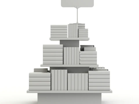 Libri in vendita Modello 3D