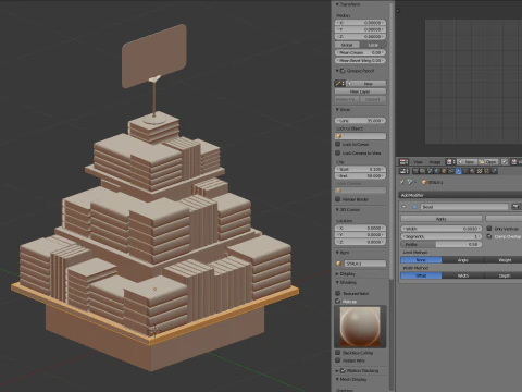 Libri in vendita Modello 3D