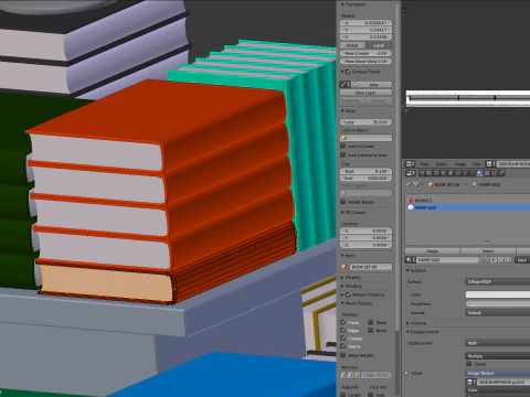 Libri in vendita Modello 3D