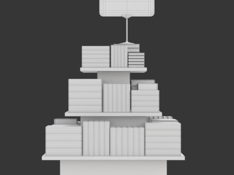 Books on Sale 3D मॉडल