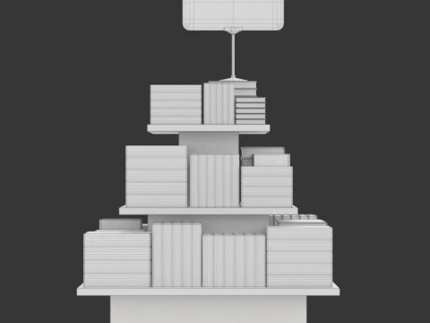 Libri in vendita Modello 3D