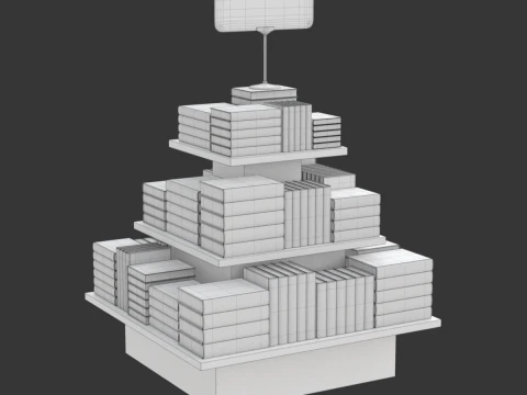 Libri in vendita Modello 3D