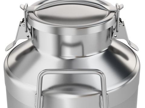 Big Milk Cans with Latch 3Dモデル