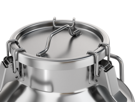 Big Milk Cans with Latch 3Dモデル
