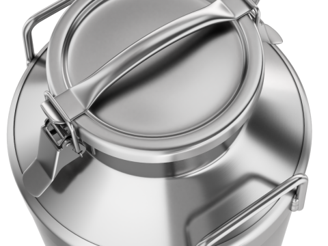 Big Milk Cans with Latch 3Dモデル