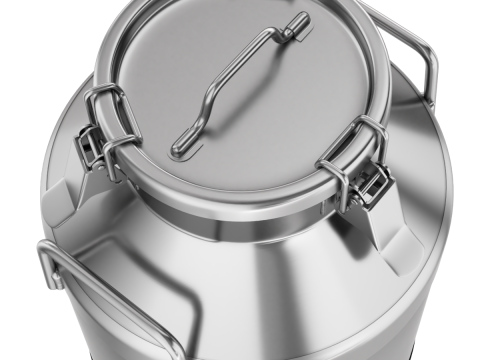 Big Milk Cans with Latch 3Dモデル