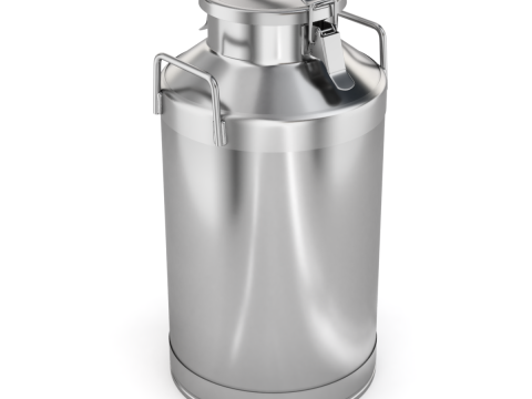 Big Milk Cans with Latch 3Dモデル