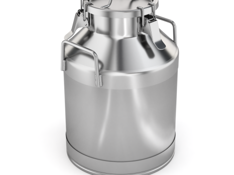 Big Milk Cans with Latch 3Dモデル