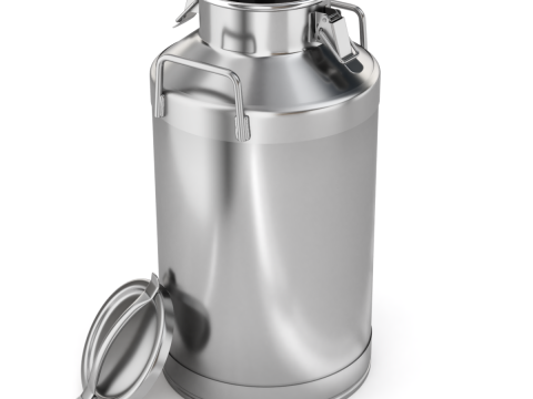 Big Milk Cans with Latch 3Dモデル