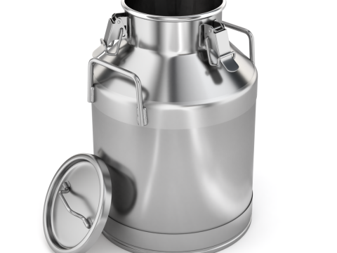 Big Milk Cans with Latch 3Dモデル