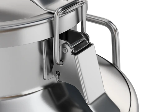 Big Milk Cans with Latch 3D Model