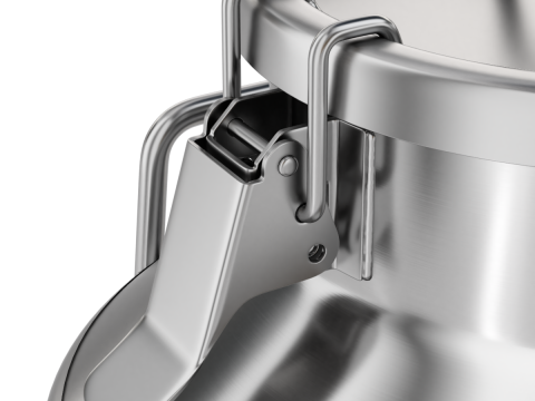 Big Milk Cans with Latch 3Dモデル