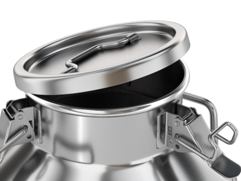 Big Milk Cans with Latch 3Dモデル