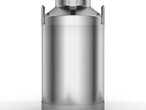 Big Milk Cans with Latch 3Dモデル