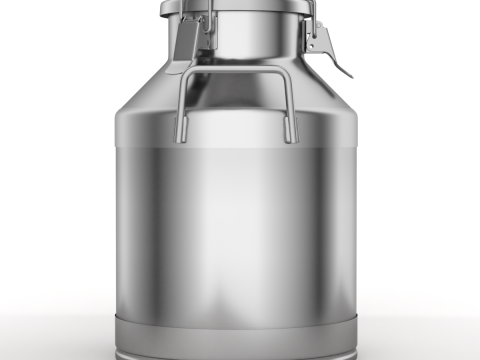 Big Milk Cans with Latch 3Dモデル