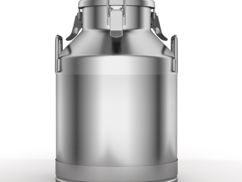 Big Milk Cans with Latch 3Dモデル