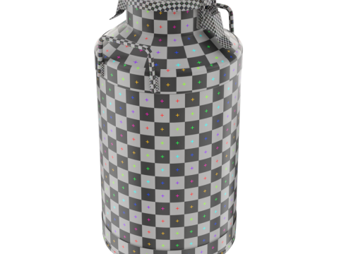 Big Milk Cans with Latch 3Dモデル