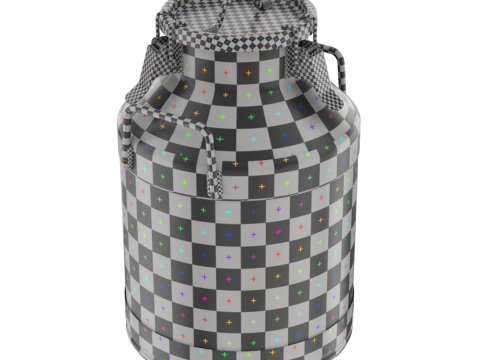 Big Milk Cans with Latch 3Dモデル