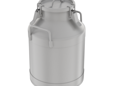 Big Milk Cans with Latch 3Dモデル