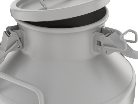 Big Milk Cans with Latch 3Dモデル
