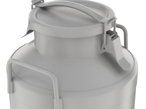 Big Milk Cans with Latch 3Dモデル