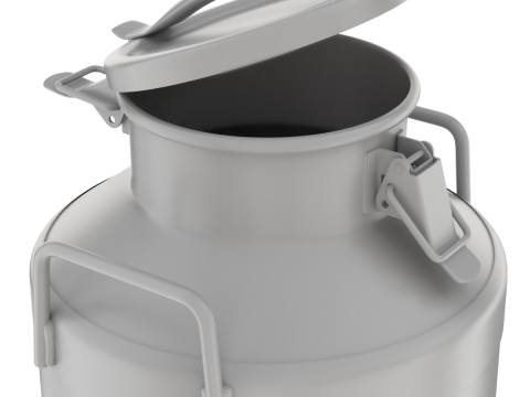 Big Milk Cans with Latch 3Dモデル