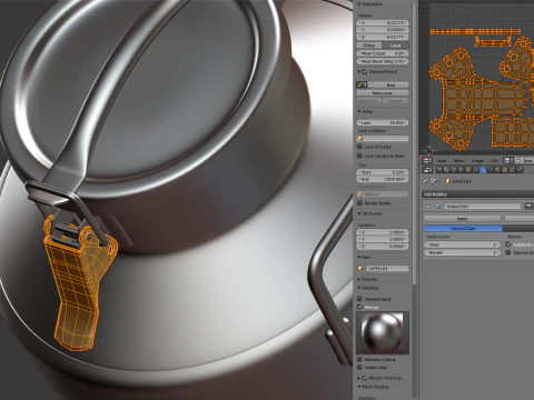 Big Milk Cans with Latch 3D Model