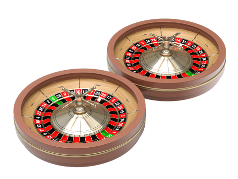 American and European Roulette Wheel Modelo 3D