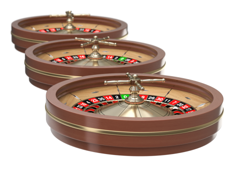 American and European Roulette Wheel 3D Model