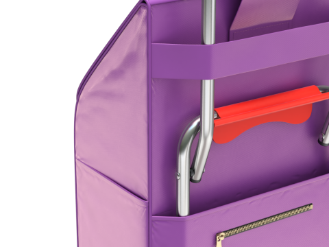 Foldable Shopping Cart 3D Model